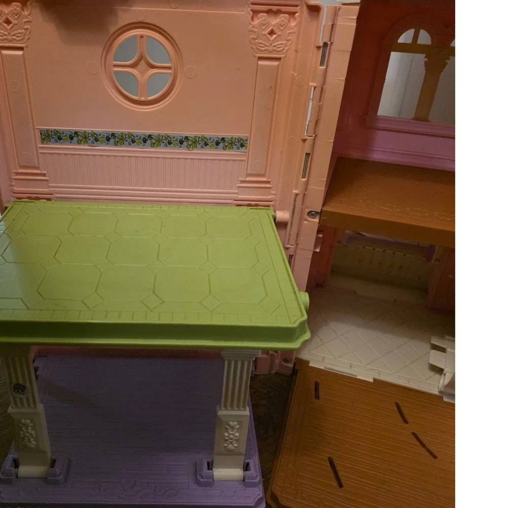 Fisher Price Loving Family Grand Mansion Huge! Pink Needs Cleaning